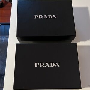 Prada Elegant Black Gift Boxes